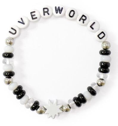 UVERworld ウーバーワールド ウーバー LIVE at TOKYO DOME 東京ドーム 2025 グッズ ブレスレット ビーズブレスレットB スター ブラック