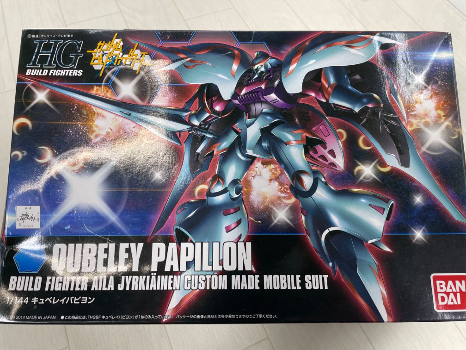 HGBF 1/144 キュベレイパピヨン ガンダムビルドファイターズ