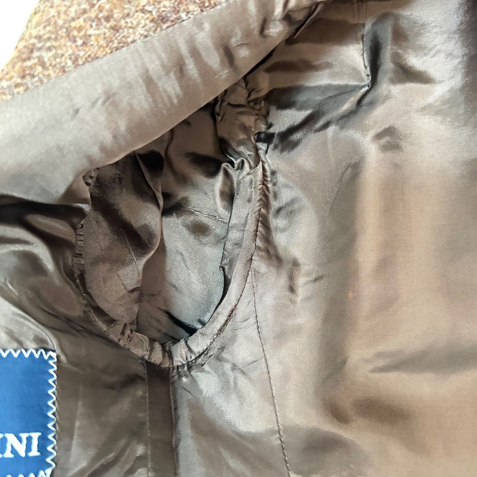 美品 ハリスツイード VALENTINI テーラードジャケット 3ボタン スリー