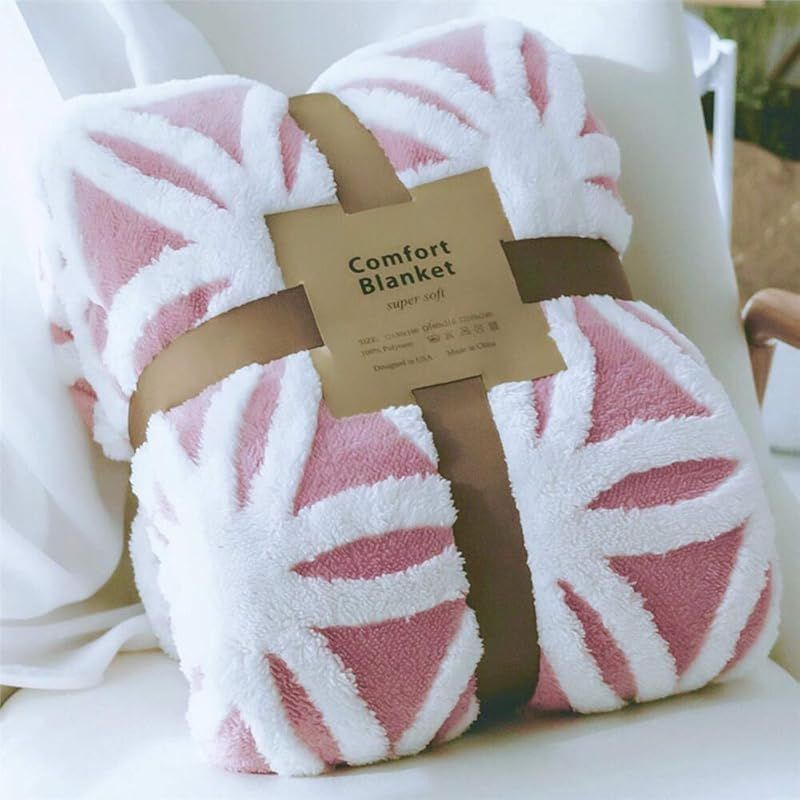 彡sledar スレダー 毛布 掛け毛布 クイーン 発熱二枚合わせ パイル シープ調 ふわふわ 丸洗いOK 抗菌防臭 防ダニ加工 北欧風 プレゼント 秋冬 200x230cm ピンク 0