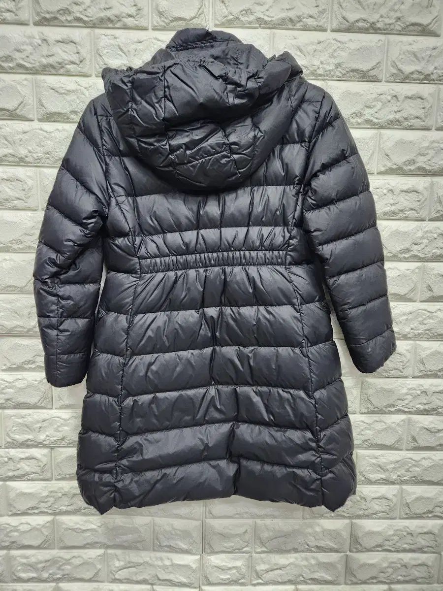 リー 女子児童 ブラック グースダウン ジップアップダウン k 996