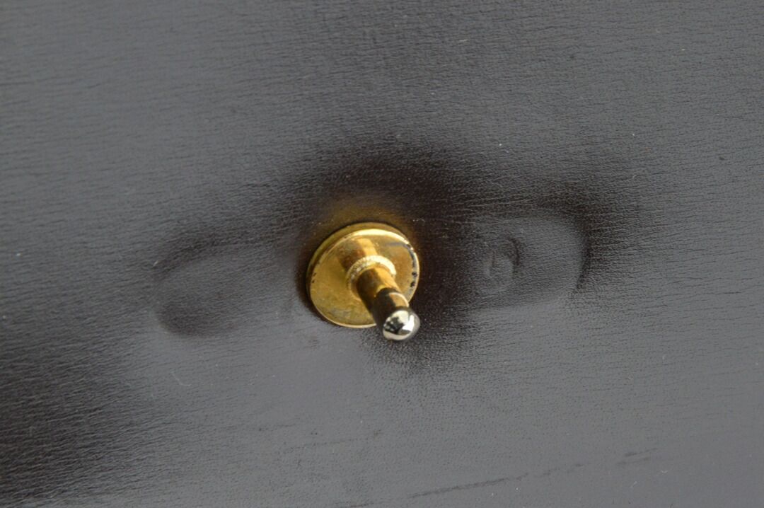 カーフレザー がま口コインケース付き