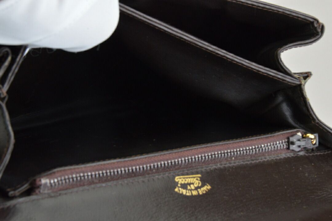 グッチ GUCCI ショルダーバッグ GG カーフレザー がま口コインケース