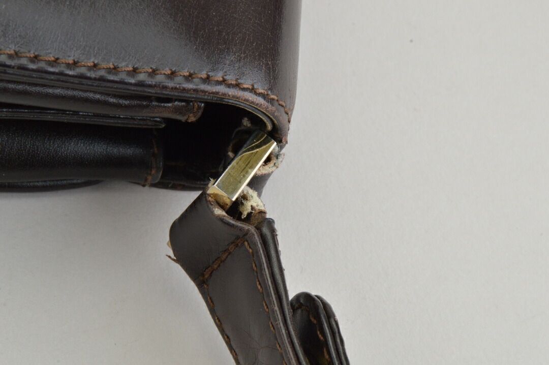 グッチ GUCCI ショルダーバッグ GG カーフレザー がま口コインケース