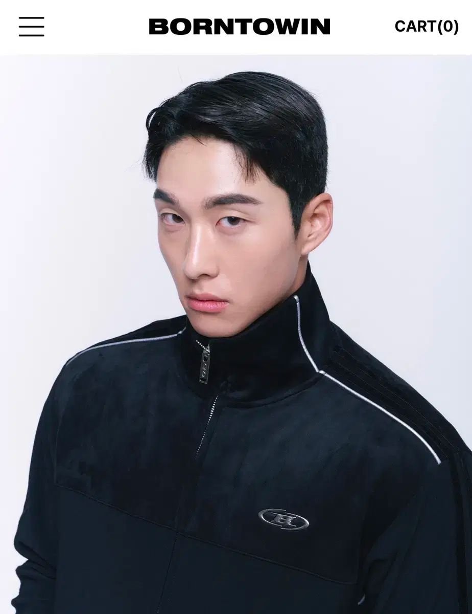 ボーン トゥ ウィン スウェード LINE ジャージ ジャケット