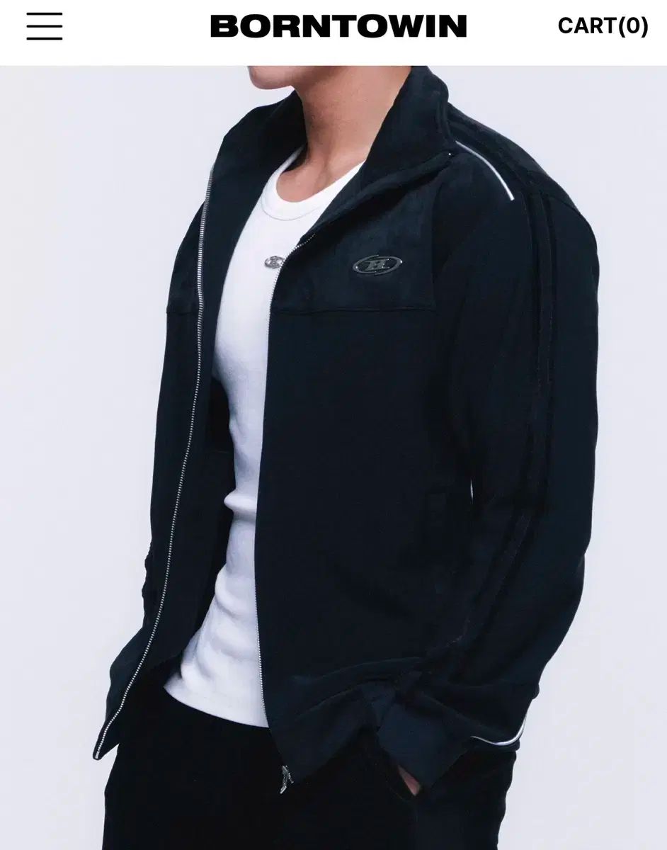 ボーン トゥ ウィン スウェード LINE ジャージ ジャケット