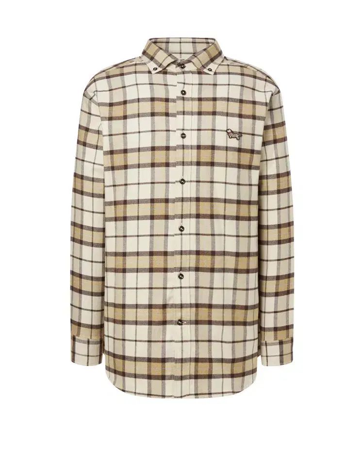 DAKS メンズ CHECK 起毛 シャツ 105 115 120