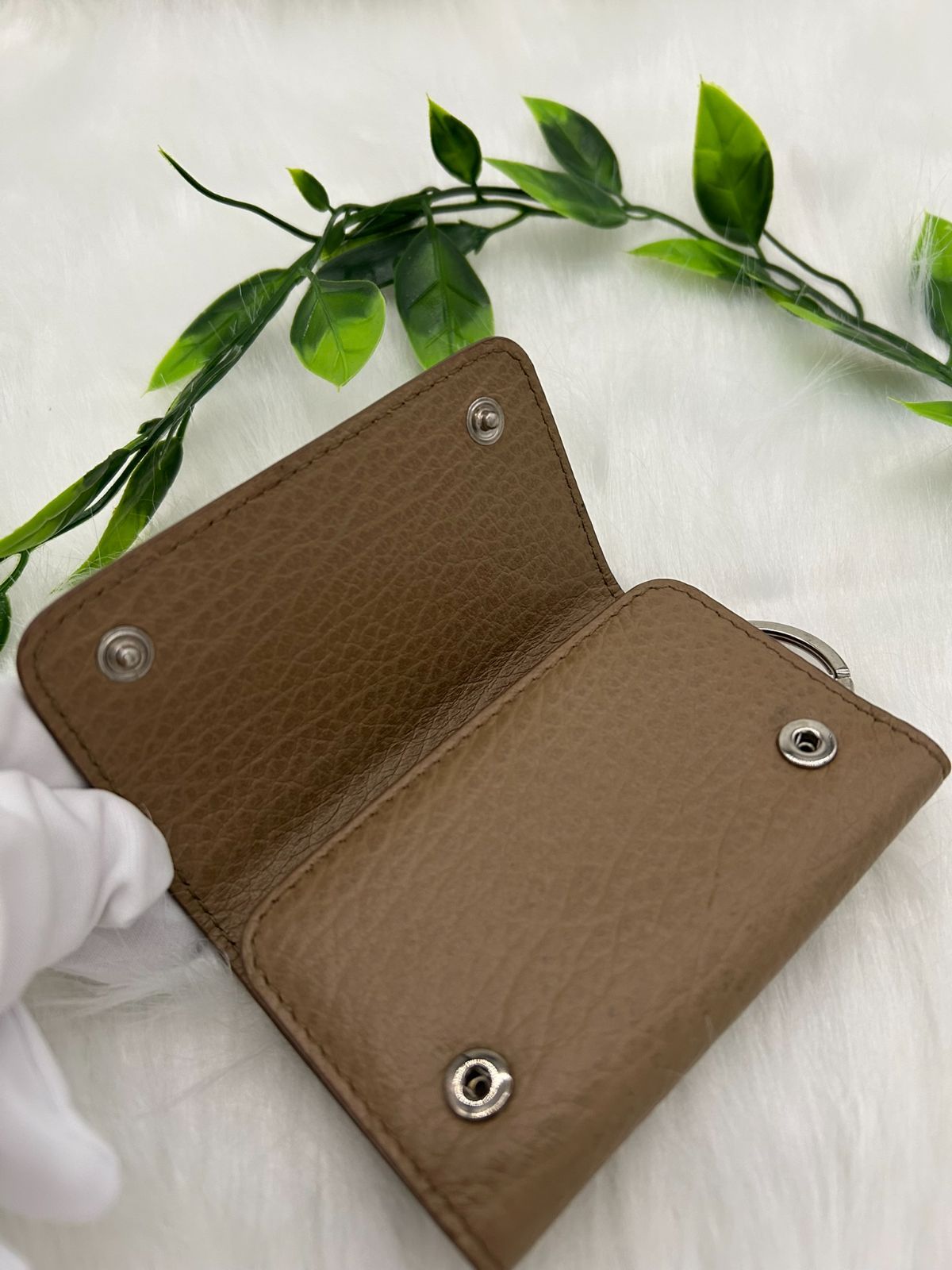  メゾンマルジェラ 4ステッチ 6連キーケース キーホルダー キーリング付 キーケース 小物