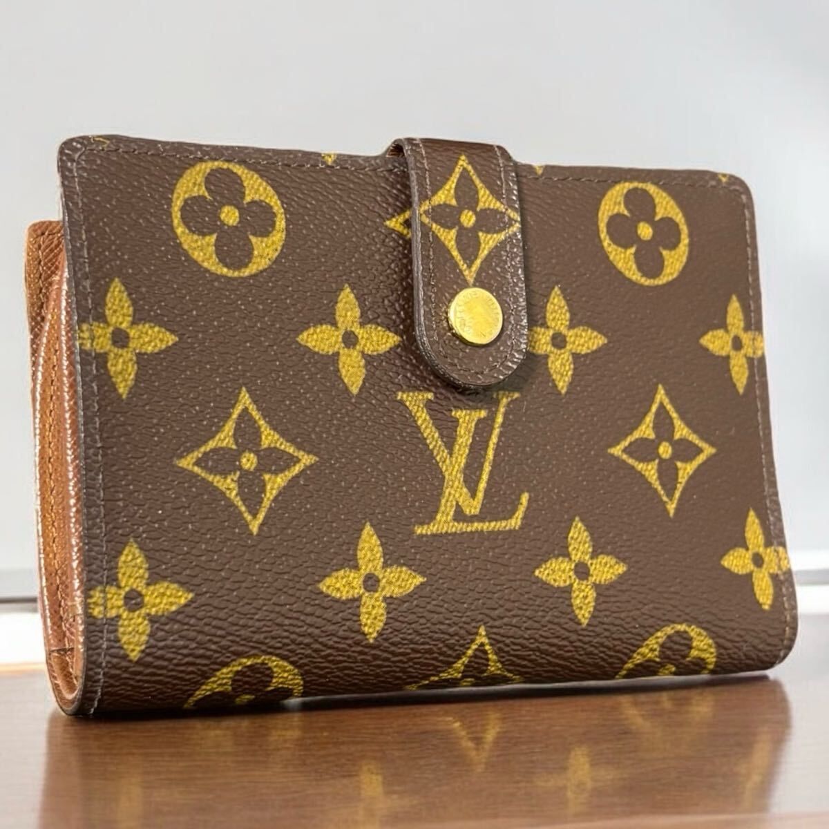 o14 ポルトフォイユヴィエノワ モノグラム ルイヴィトン がま口財布 二つ折り財布 Louis Vuitton