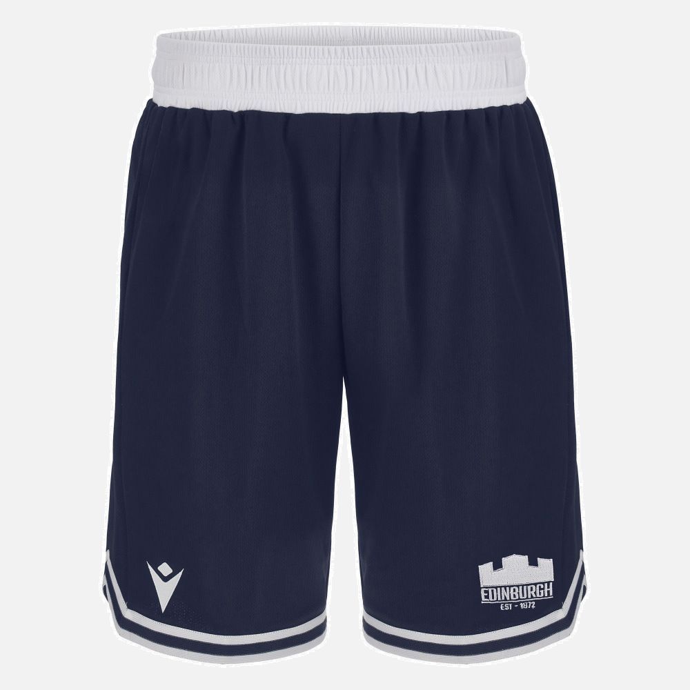 マクロン ラグビー エディンバラ 2025 2026 バスケットボール ショートパンツ 紺 ネイビー 公式モデル 日本未発売