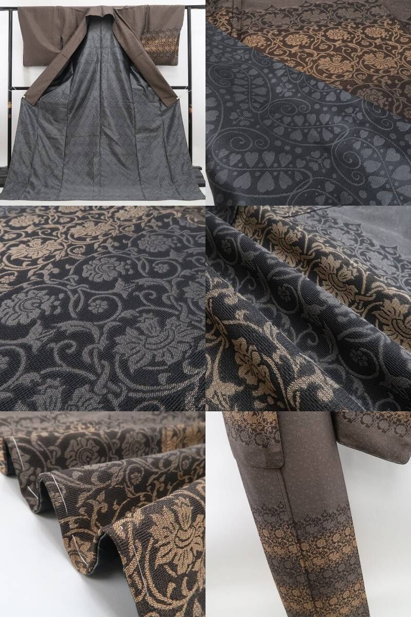 正絹 仕付け糸付