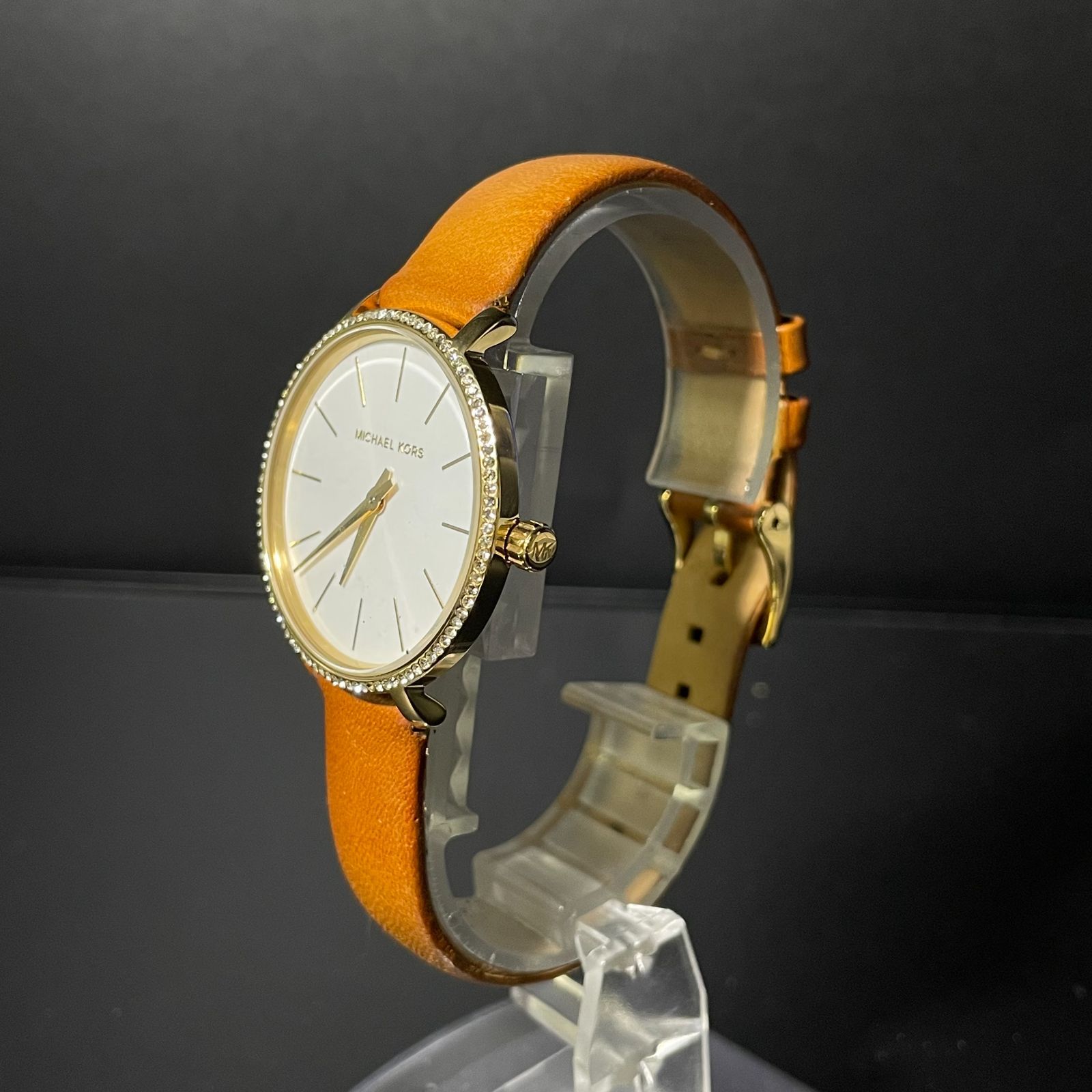 マイケルコース クォーツ レディース時計 ラインストーン 不動