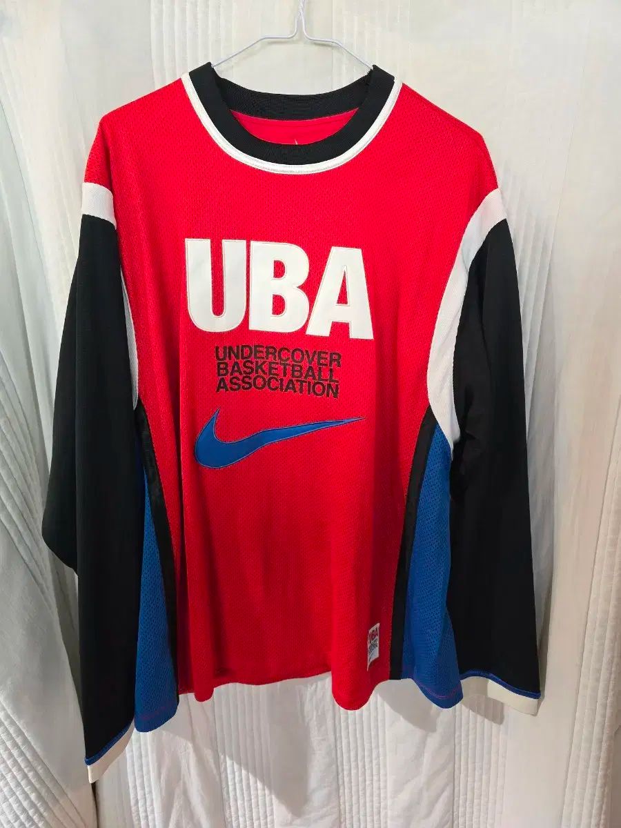 ナイキ アンダーカバー ロングスリーブ シューティング トップス レッド ブラック