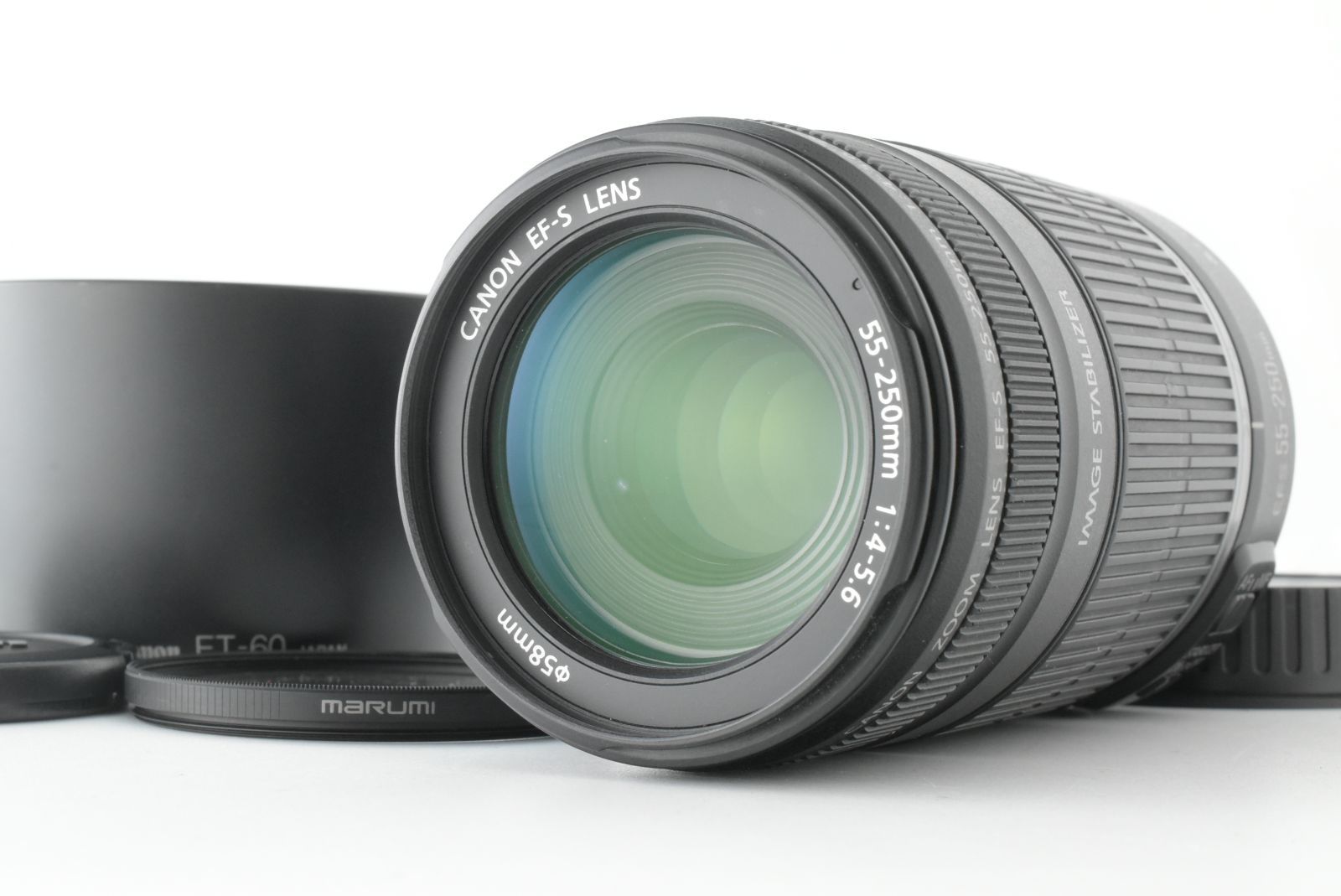 Canon EF-S 55-250mm f 4-5.6 IS Lens キャノン オートフォーカスレンズ EF-TN-JP1630