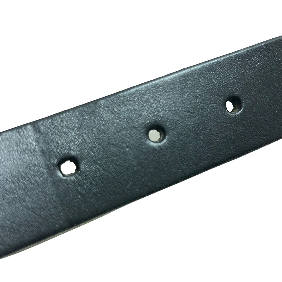  ジャンニヴェルサーチ ベルト 80 32 - 黒×シルバー レザー ベルト 小物