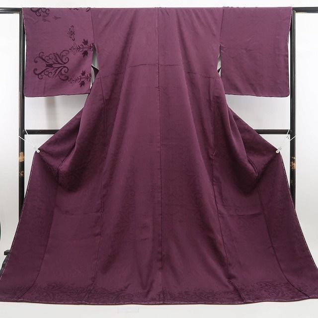 ❁tomihisa❁新品 BANKAN 着物 正絹 仕付け糸付 ワイドサイズ”色彩美と