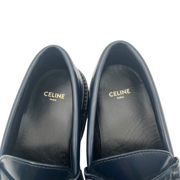 ○ セリーヌ CELINE ローファー トリオンフチェーン付き マーガレット