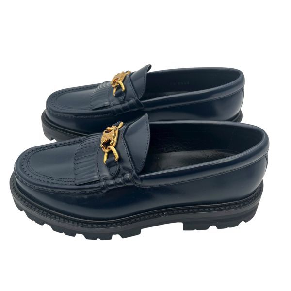 ○ セリーヌ CELINE ローファー トリオンフチェーン付き マーガレット