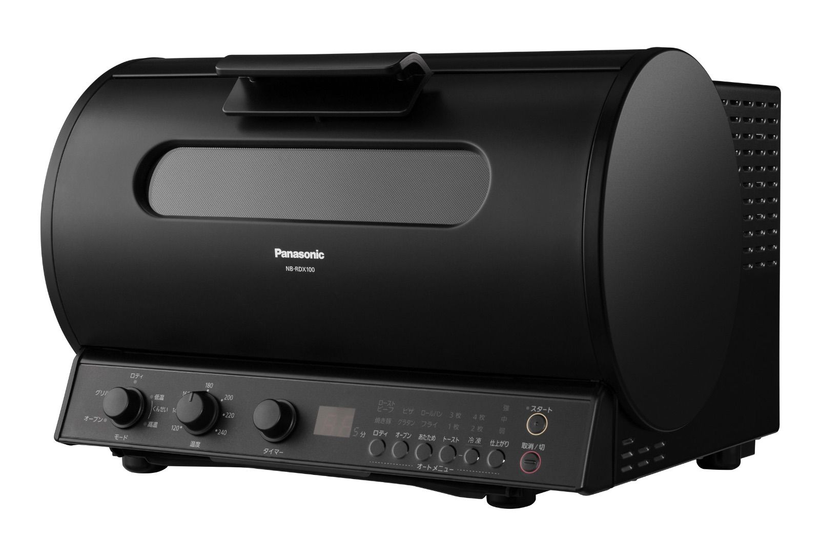 1113 A Panasonic ロティサリーグリル＆スモーク NB RDX 100 ブラック グリル 燻製 オーブン トースター 家電調理器 01