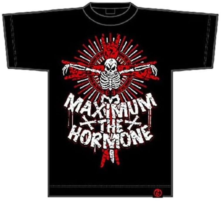ミミカジル マキシマムザホルモン 公式グッズ ドクロ ロッキンポドクロ Tシャツ M