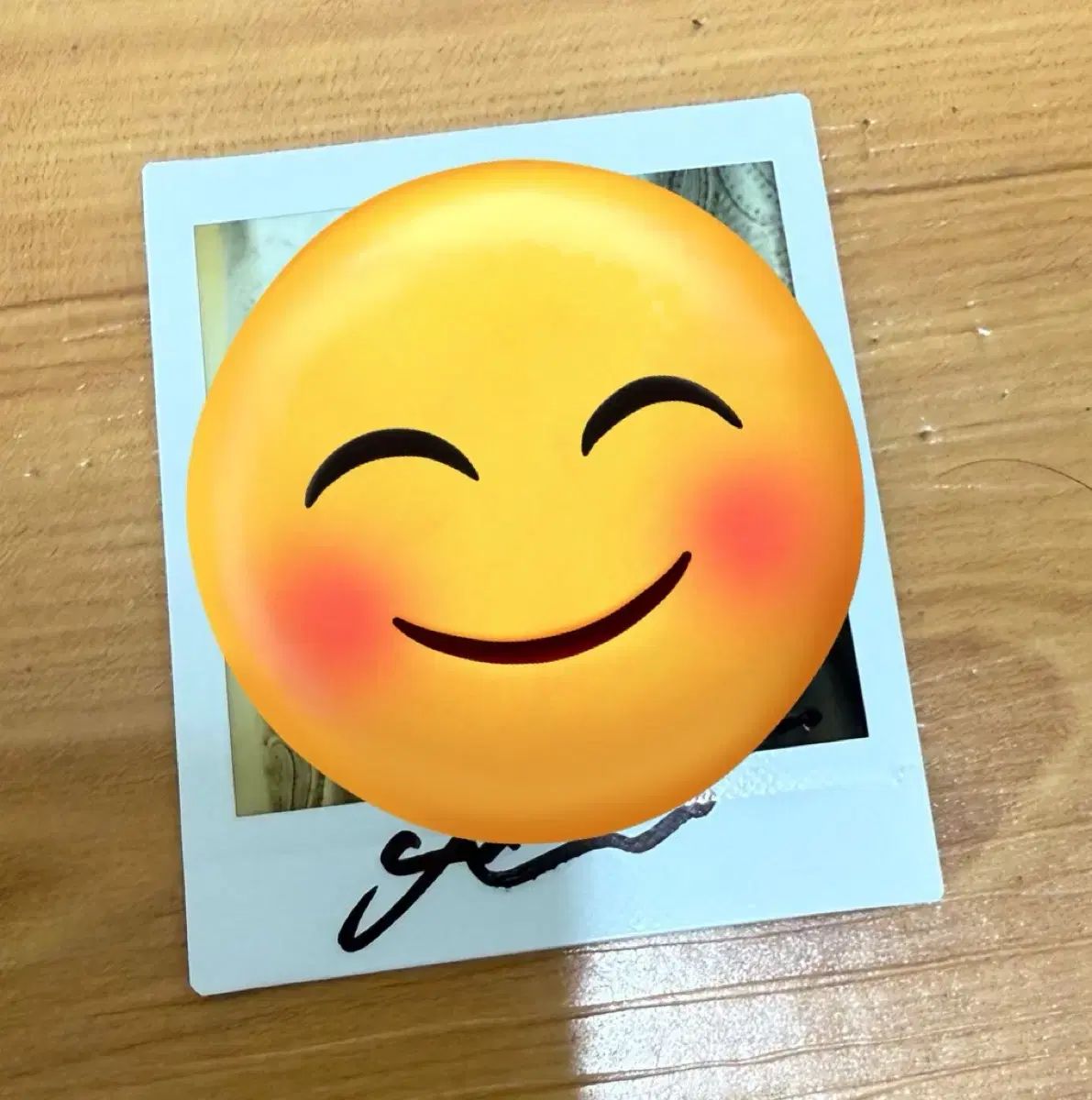 ベクヒョン BAEKHYUN サイン チェキ ポラロイド