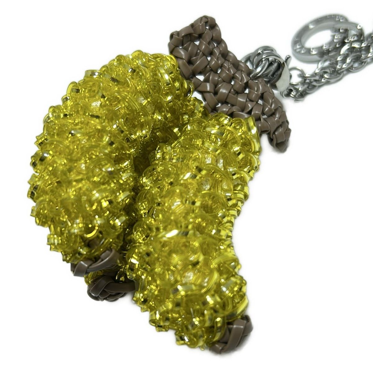  ANTEPRIMA アンテプリマ キーホルダー チャーム モティーヴォ フルッタ イエロー×ブラウン バナナ キーホルダー キーリング 小物