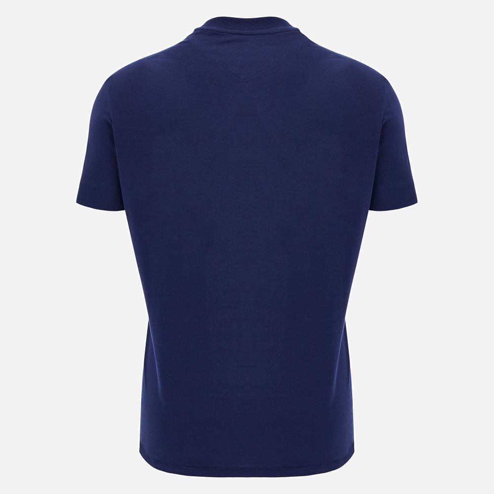 マクロン ラグビー エディン 2025 2026 コットン Tシャツ 紺 ネイビー モデル 日本未発売