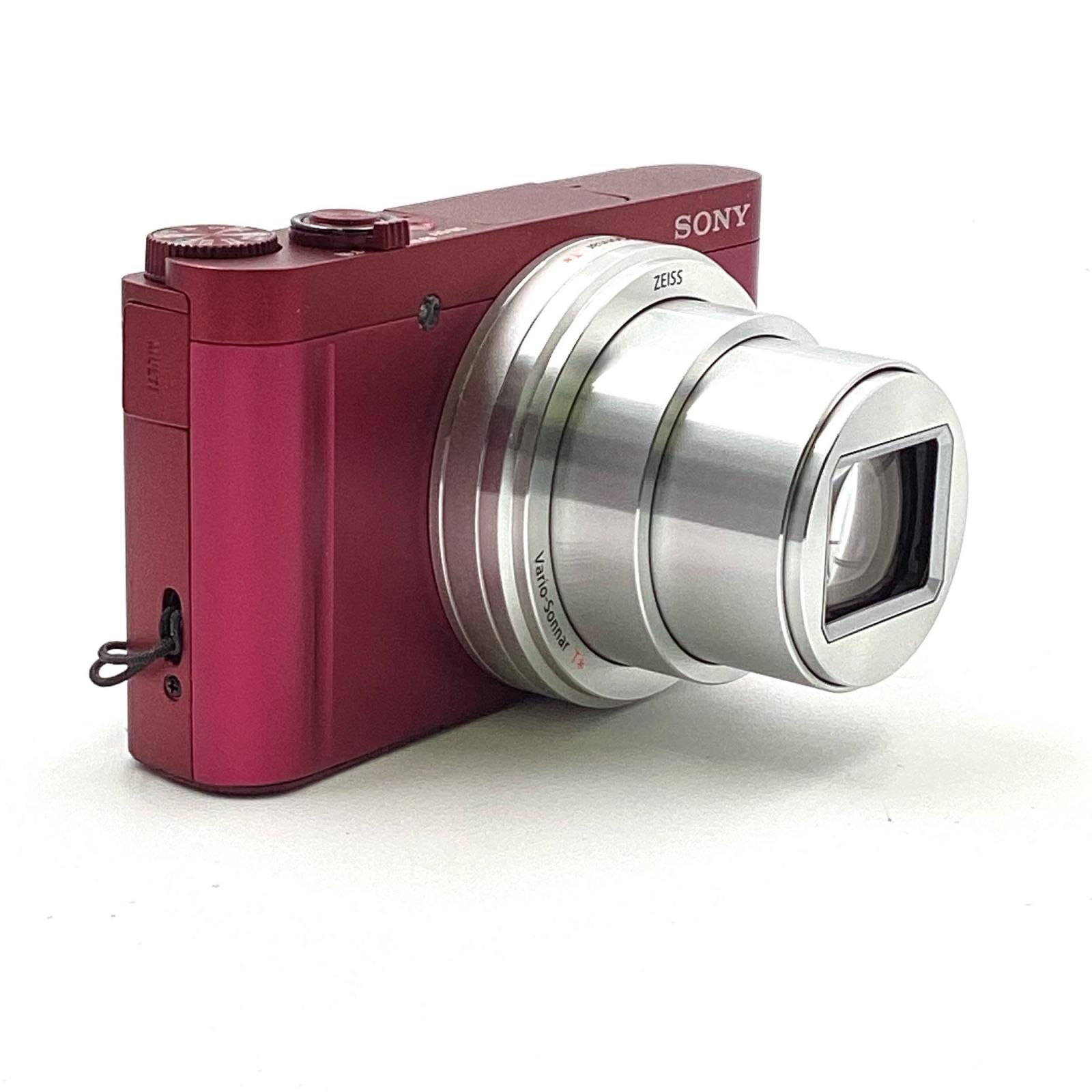 全額返金保証 最速発送 Sony コンパクトデジタルカメラ サイバーショット DSC-WX500 R レッド 動作 済