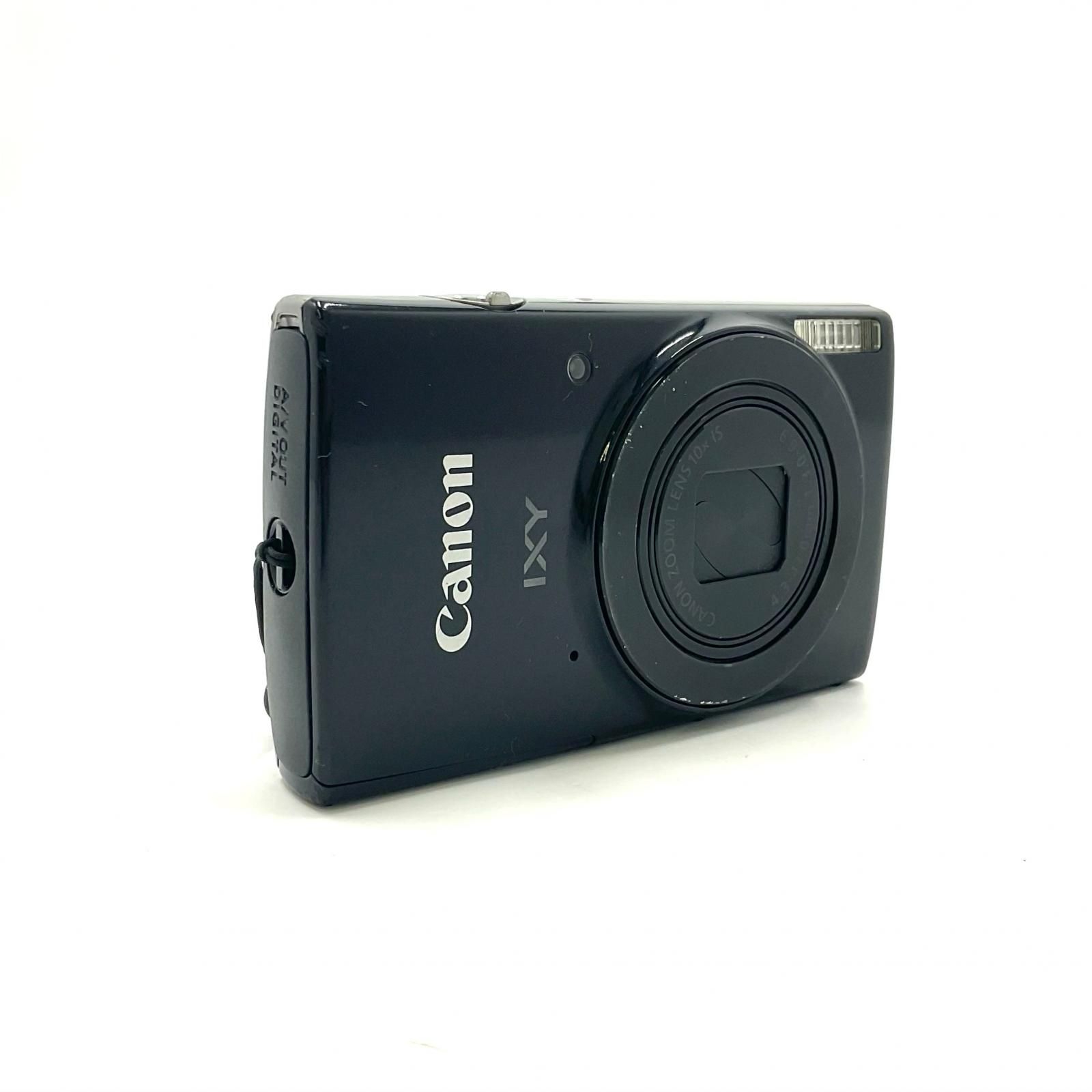 全額返金保証 最速発送 Canon コンパクトデジタルカメラ IXY 210 ブラック 動作 済