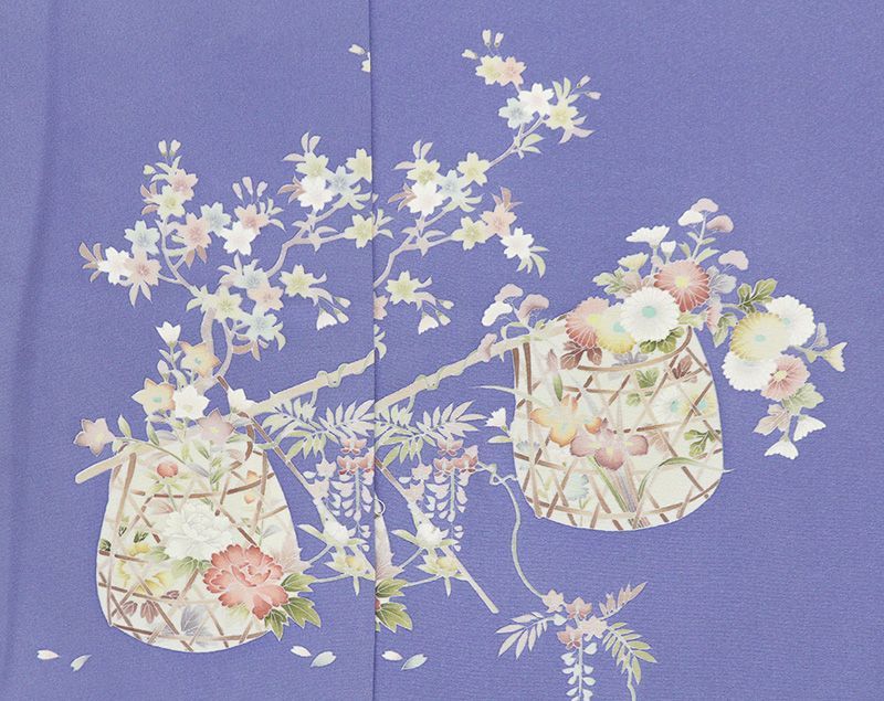 記念感謝祭【仕立無料】袷・単衣選択☆京友禅工芸白上げ手描き染特撰