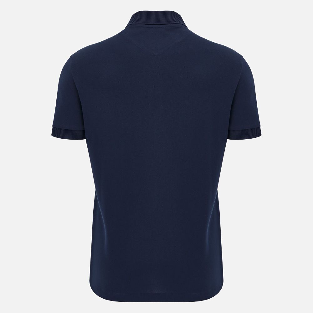 マクロン ラグビー エディン 2025 2026 アスレジャー ポロシャツ 紺 ネイビー モデル 日本未発売