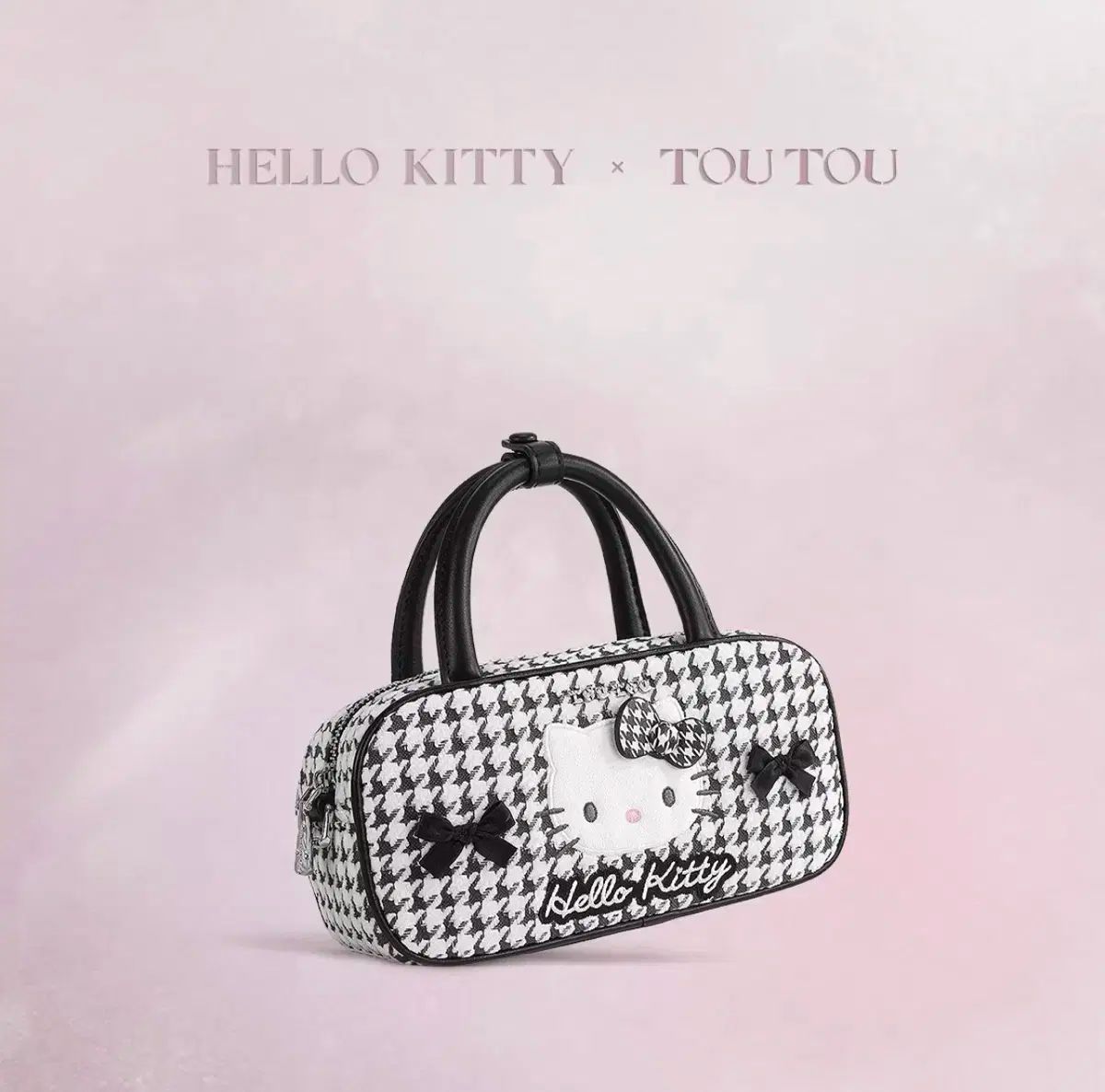 ハウンドトゥース トートバッグ