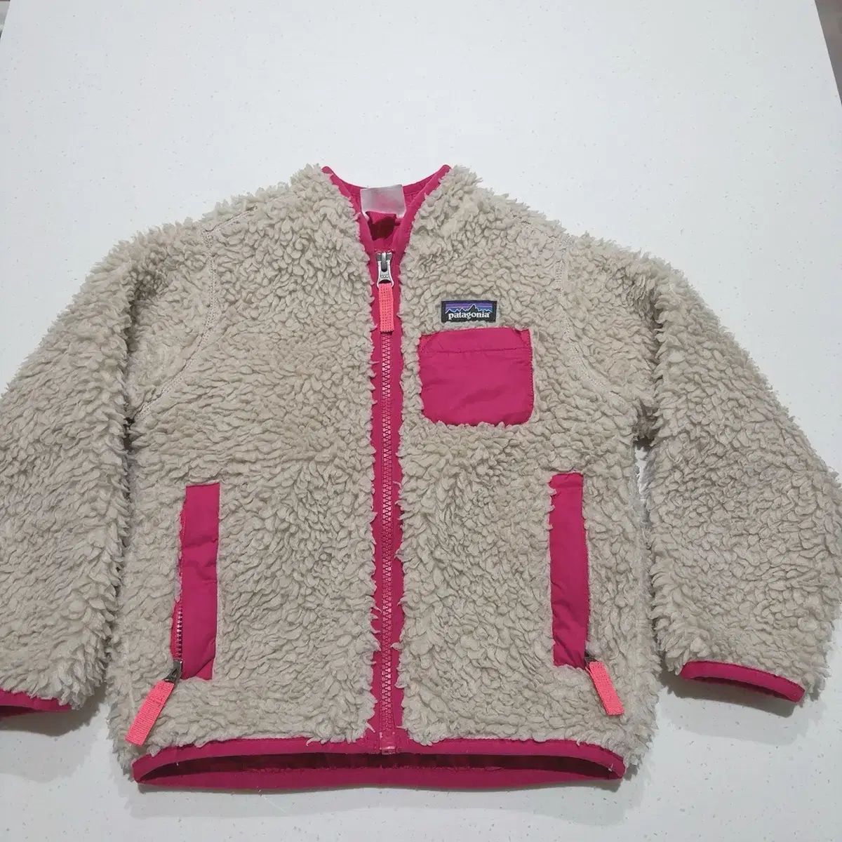 レトロ patagonia フリース ジップアップ キッズ