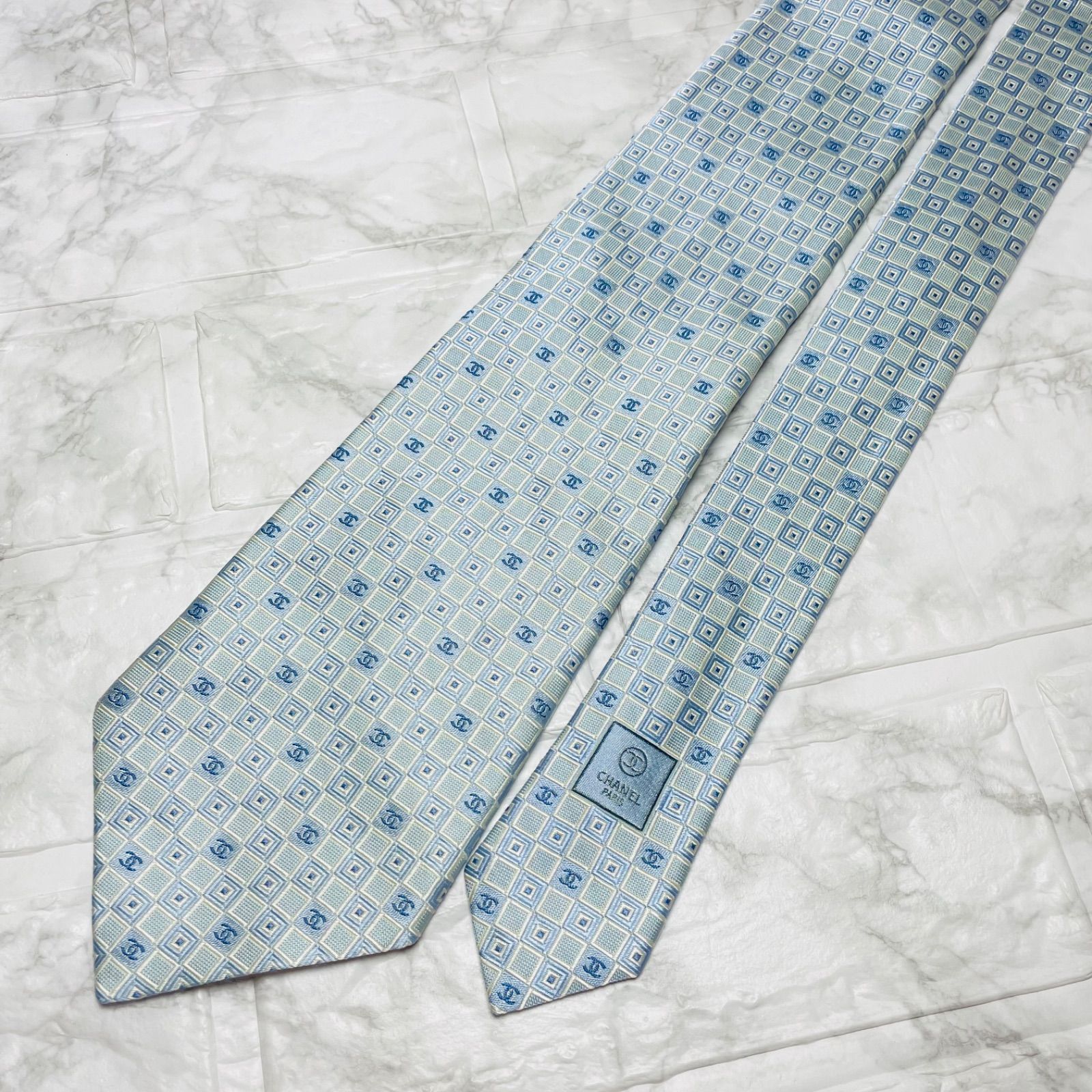 m*u様 ①未使用　CHANEL シャネル ネクタイ　ココマーク　【442dd1 m*u様 ①未使用 CHANEL シャネル ネクタイ ココマーク 【442dd1