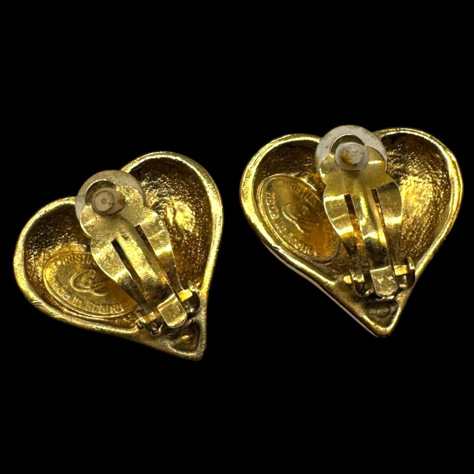 購入 希少 Christian Lacroix クリスチャンラクロワ 大ぶり ハート型