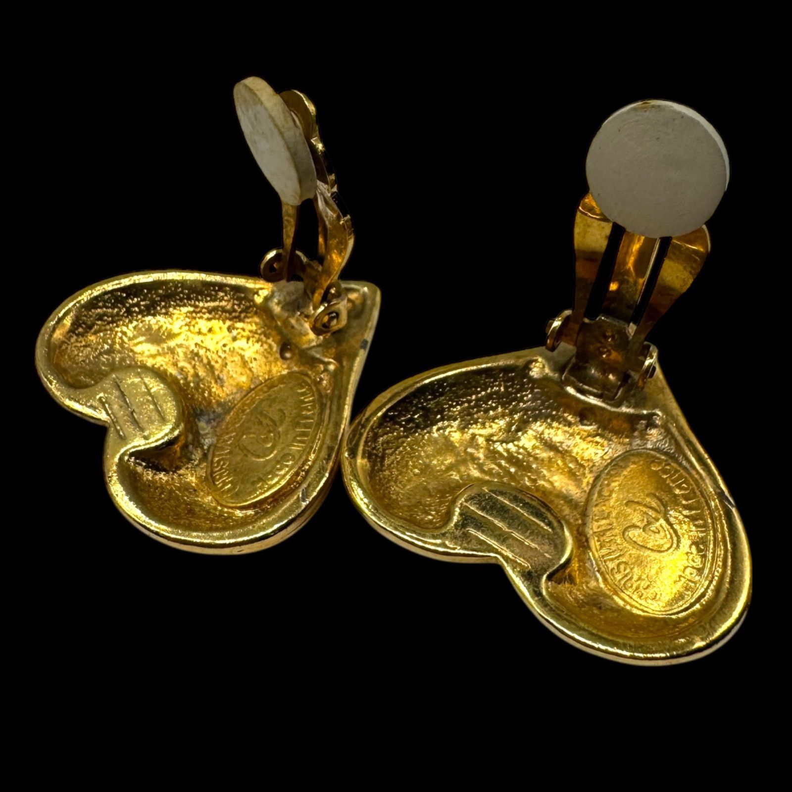 購入 希少 Christian Lacroix クリスチャンラクロワ 大ぶり ハート型