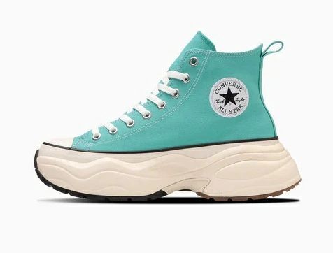 ALL STAR R HI 22.5 cm-25 cm コンバース オールスター サージトレーナー ライトターコイズ スニーカー メンズ レディース ハイカット 厚底