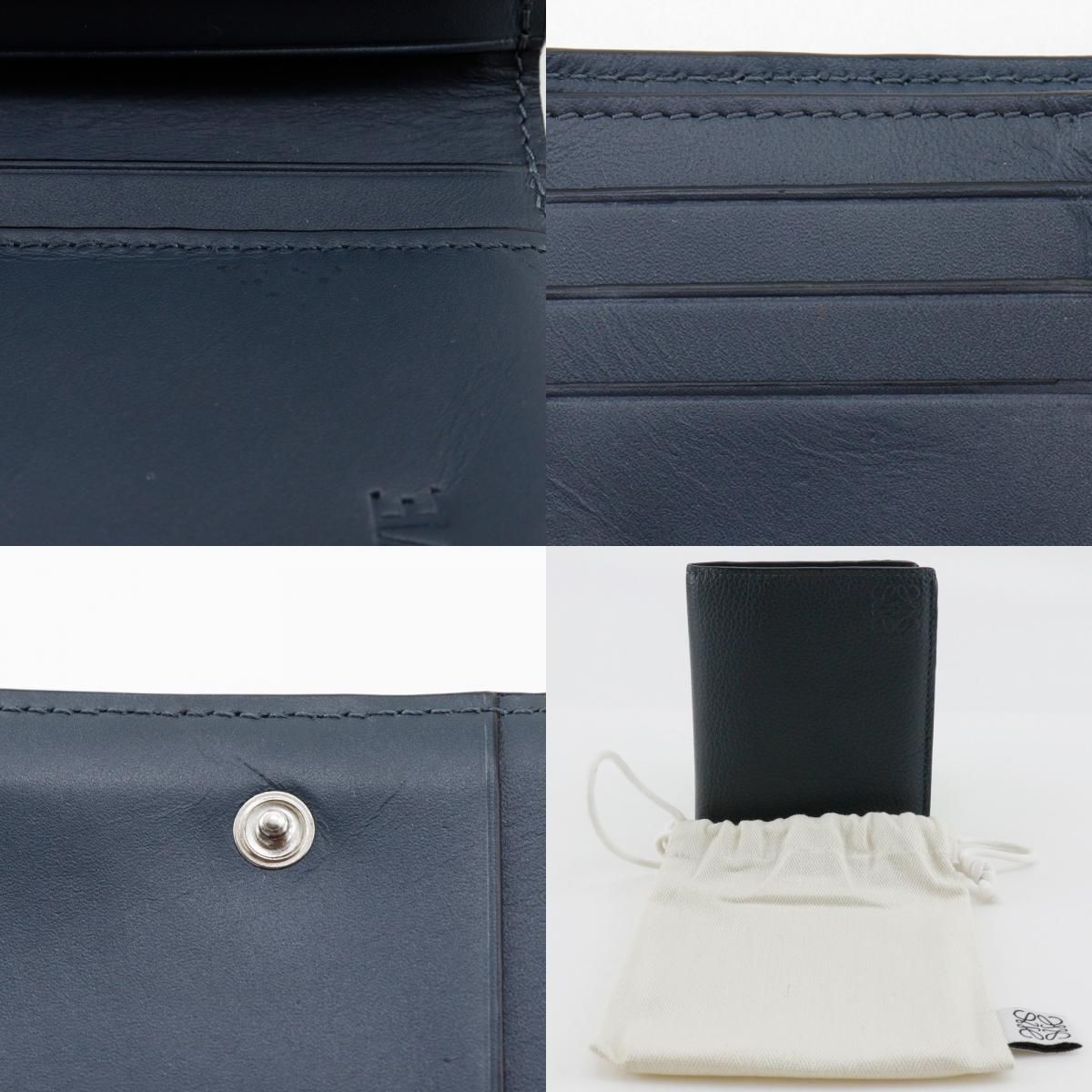  LOEWE ロエベ スリムコンパクトウォレット カーフ グレー メンズ 二つ折り財布 その他 小物