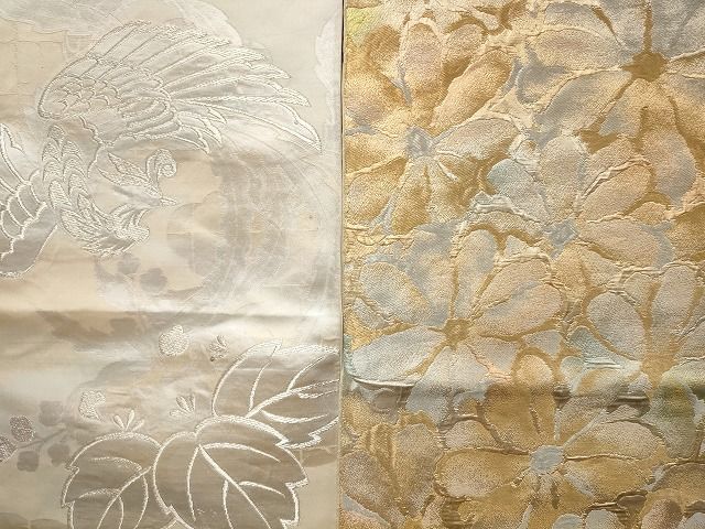 平和屋本店□袋帯 西陣 まとめて100点 鳳凰 向かい鶴 蝶 花柄 七宝 宝