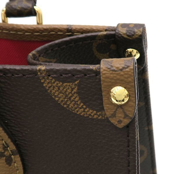  ルイヴィトン モノグラム オンザゴーPM M 46373 Sランク メッセンジャーバッグ ショルダーバッグ