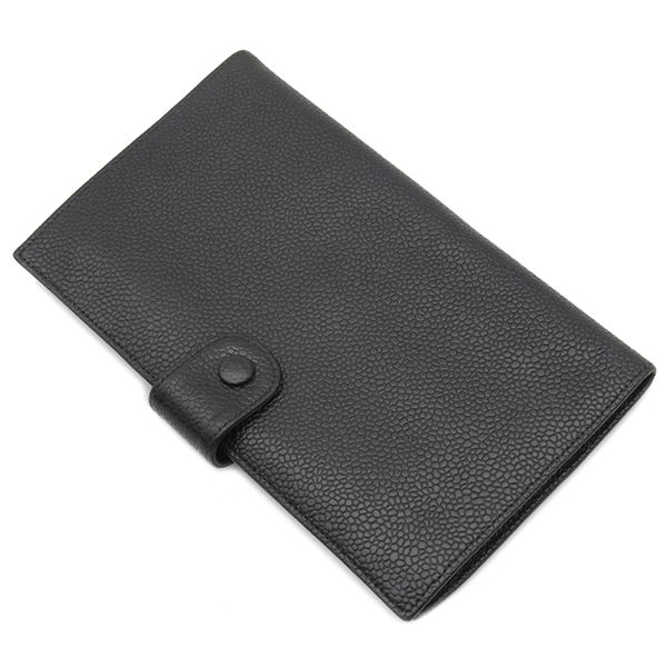 シャネル CHANEL 長財布 ココマーク がま口 ラムスキン キャビアスキン 黒 ゴールド金具 二つ折り A 01429 箱