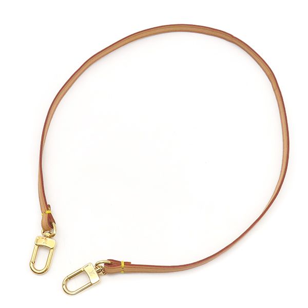 ルイヴィトン LOUIS VUITTON ショルダーストラップ 59 cm ヌメ革 ベージュ ゴールド金具