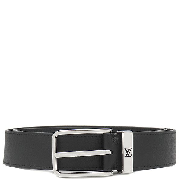 ルイヴィトン LOUIS VUITTON ベルト サンチュール ポンヌフ 85 34 レザー トリヨンカーフレザー ブラック シルバー金具 黒 M6065 JJ0281 箱