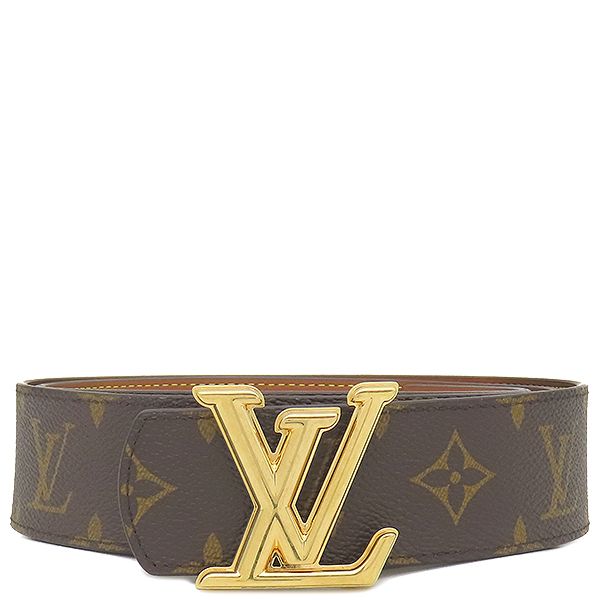 ルイヴィトン LOUIS VUITTON ベルト リバーシブル LV ディメンション 95 38 モノグラムキャンバス モノグラム ゴールド金具 茶 M8845 LN0245 箱