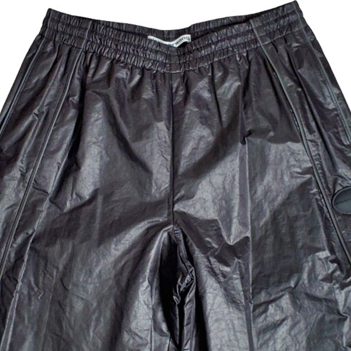 alexanderwang アレキサンダーワン ナイロントラックパンツ ボトムス 6WC1254O79 メンズ Lサイズ ブラック
