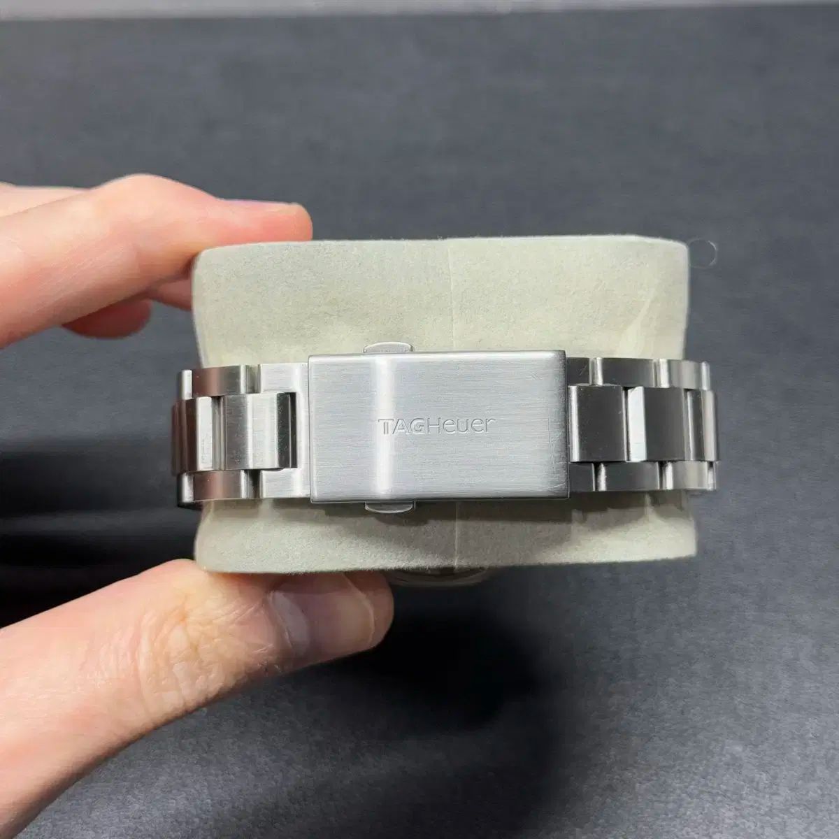  タグ ホイヤー アクアレーサー CALIBRE 5 43mm スチール デニム文字盤 旧モデル 高見え 自動巻き時計 腕時計(アナログ)