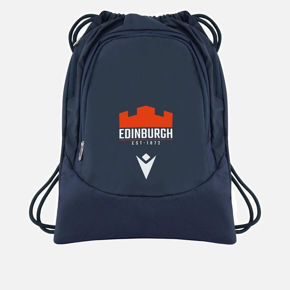 マクロン ラグビー エディンバラ 2025 2025 ヘビーウェイト ジムサック 紺 ネイビー 公式モデル 日本未発売