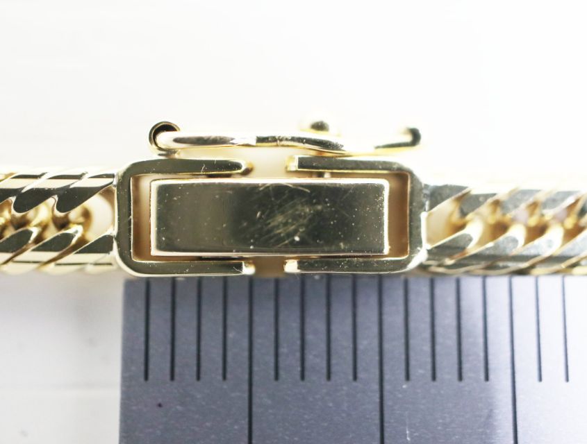 K 18 キヘイ 喜平 アンクレット ミラーカット 11 8ｇ 18金 イエローゴールド 750 YG ジュエリー