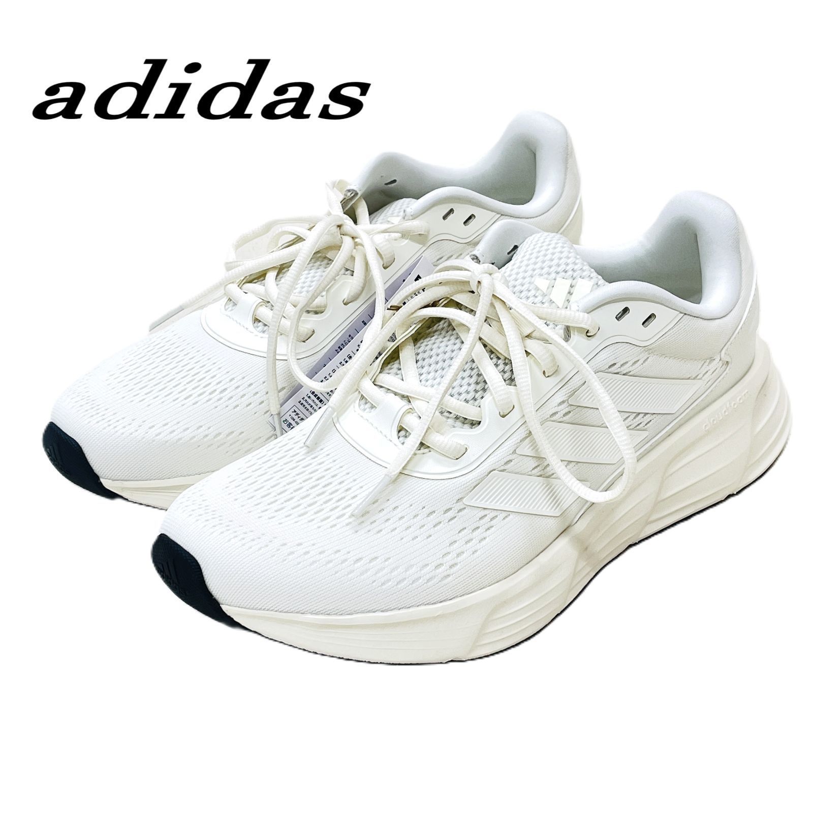 【激安大特価，得価】 【未使用品】adidas アディダス GALAXY STEP ランニングシューズ スニーカー 27㎝ JR2144 WHT/白 スニーカー