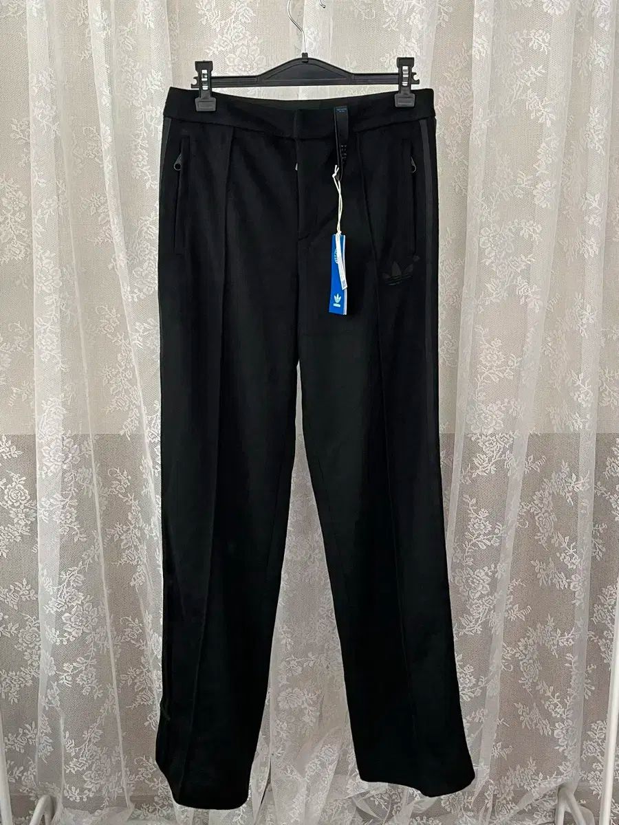 S アディダス ウール トラックパンツ ファイヤーバード ブラック
